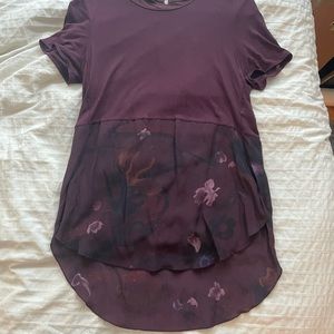 Aritzia Wilfred Silk T-shirt